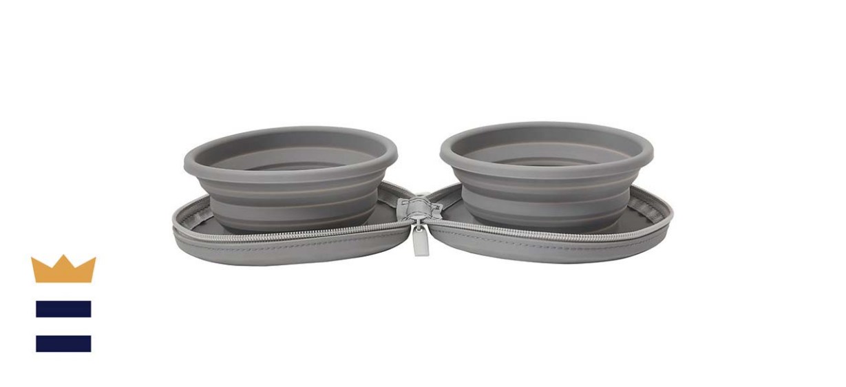 Frisco Travel Collapsible Silicone Cat Bowl