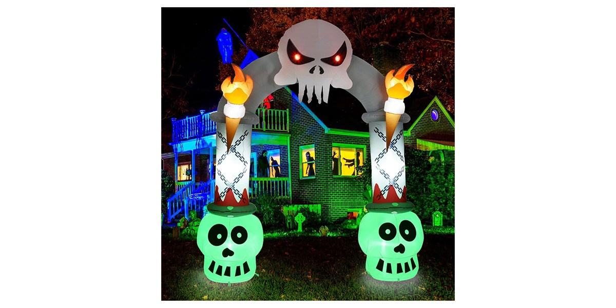 Coolmade 9ft Halloween Inflatable Archway