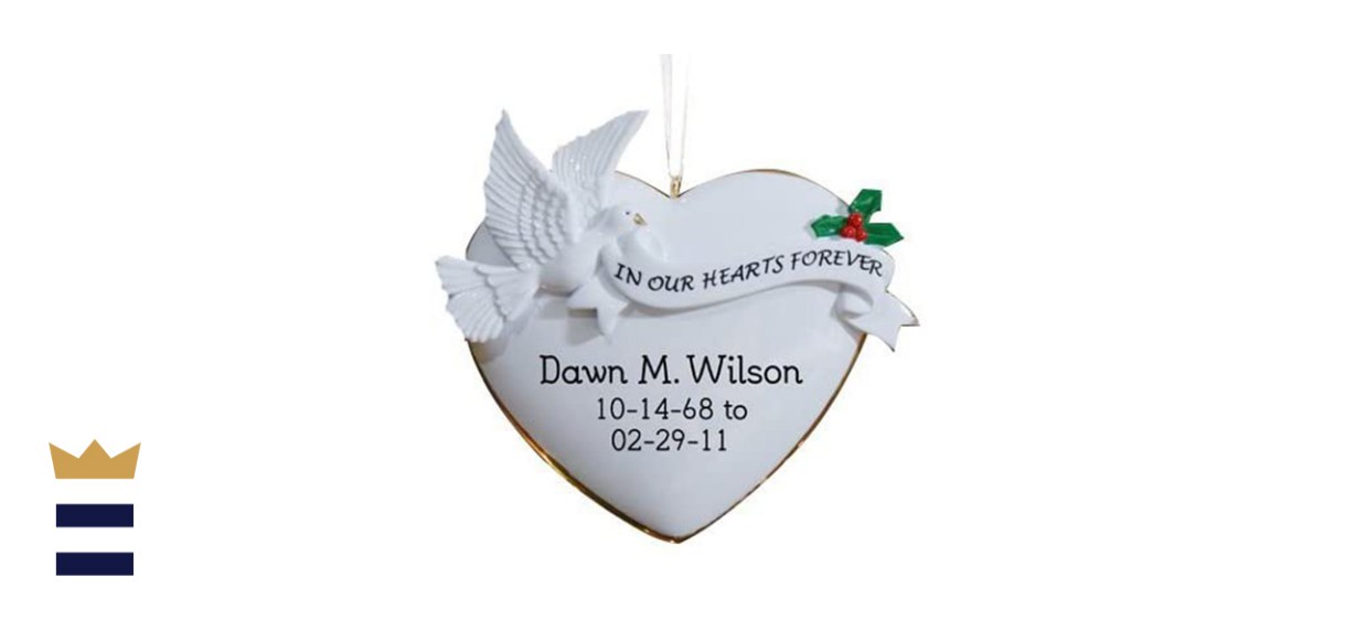 GiftsForYouNow Personalized Memorial Ornament