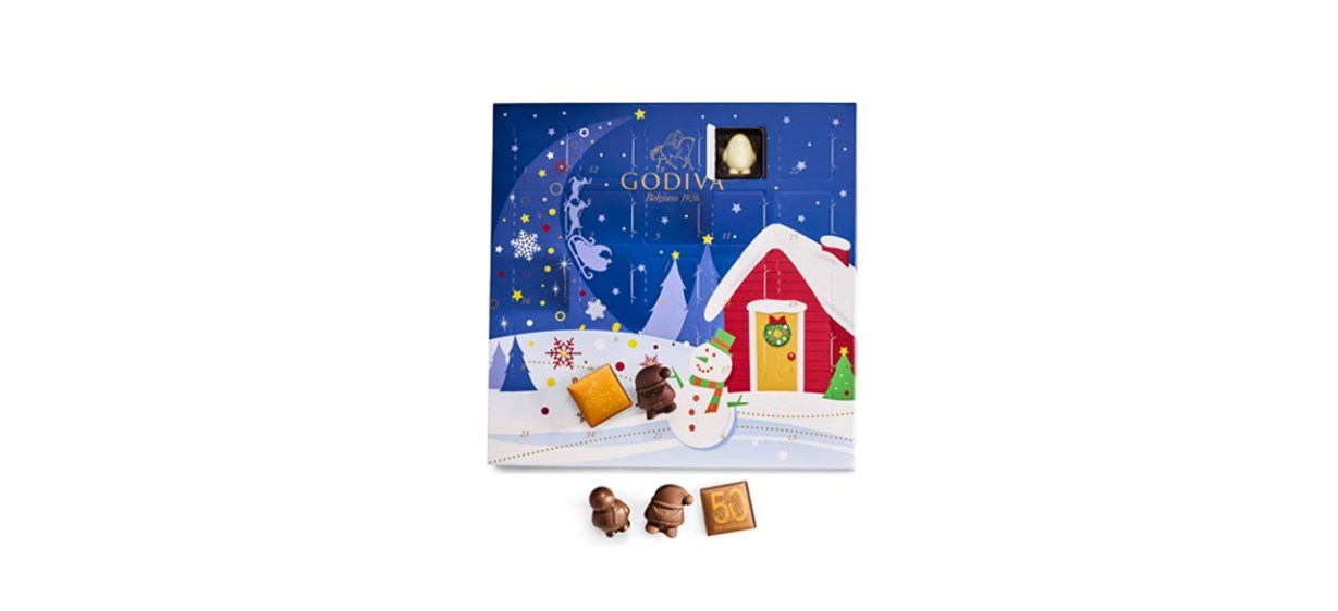 Godiva Chocolatier Holiday Gourmet Chocolate Advent Calendar