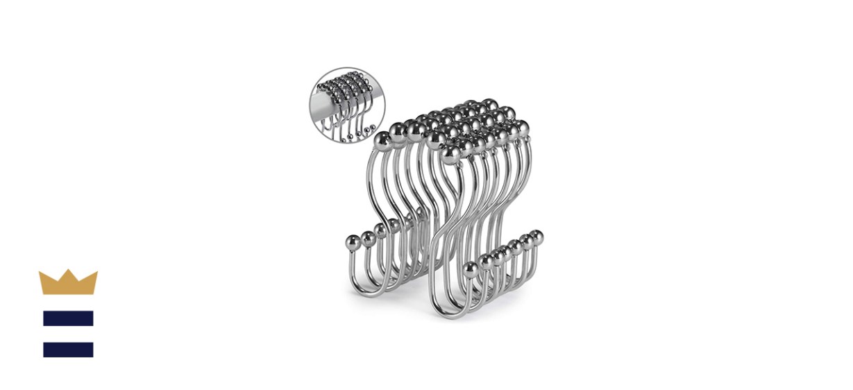 Goowin Store Stainless Steel Rolling Shower Curtain Hooks 