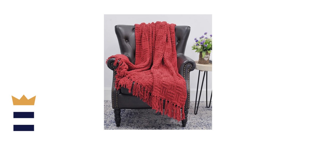 Gracie Oaks Red Throw