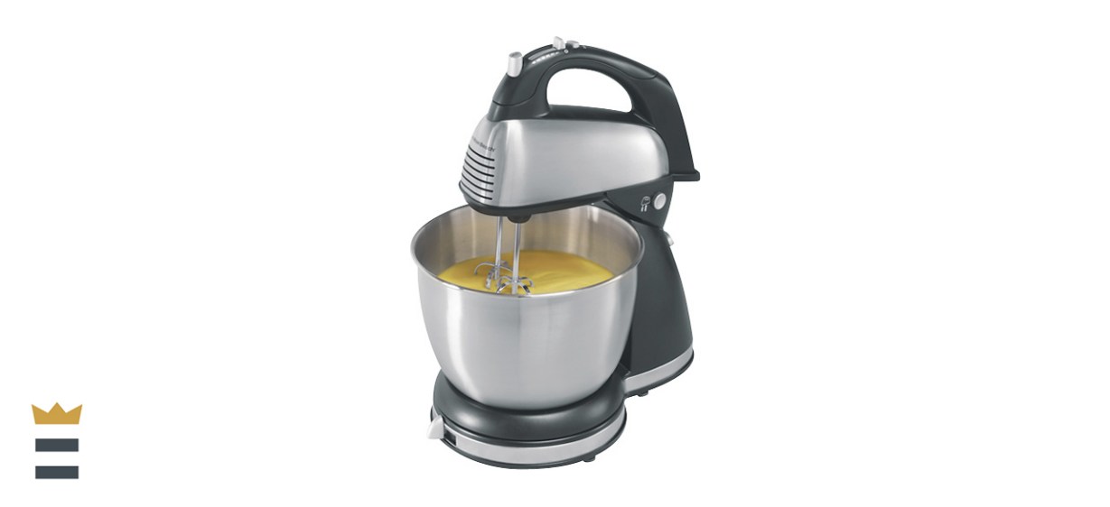 Hamilton Beach - 6-Speed Classic Hand/Stand Mixer - Silver