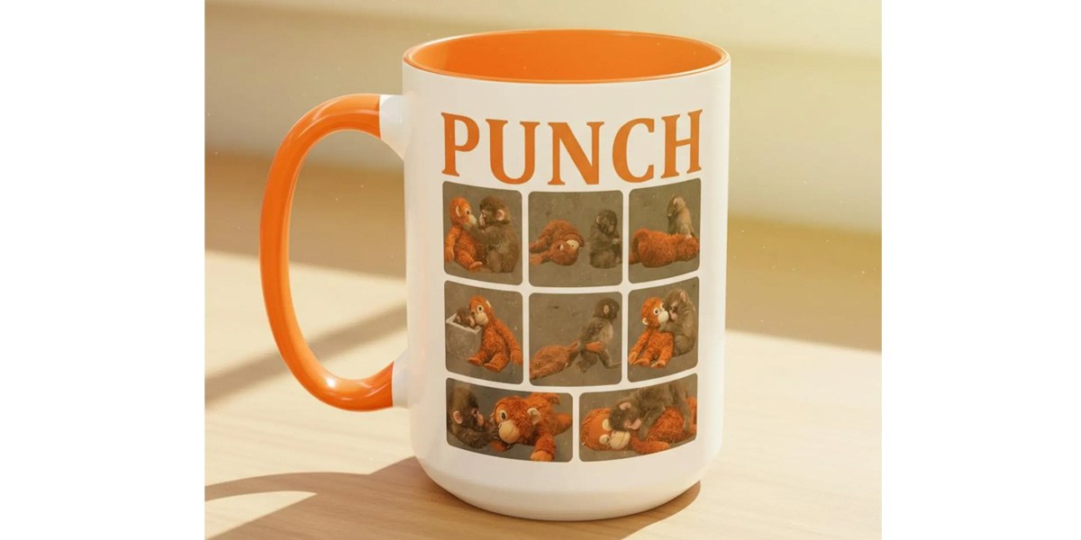 HeDosStore Punch Monkey Photo Collage Mug 15oz