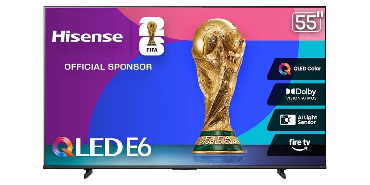  Hisense 55&quot; E6 Cinema Series QLED 4K UHD Smart Fire TV