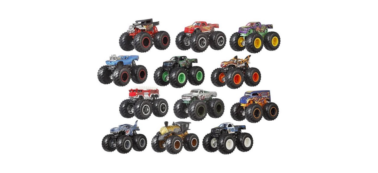 Hot Wheels Monster Trucks Ultimate Chaos 12 Pack 