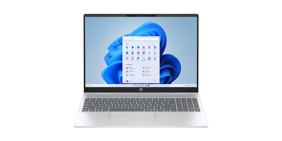 HP OmniBook 5 16 inch 2K Touch Laptop on white background