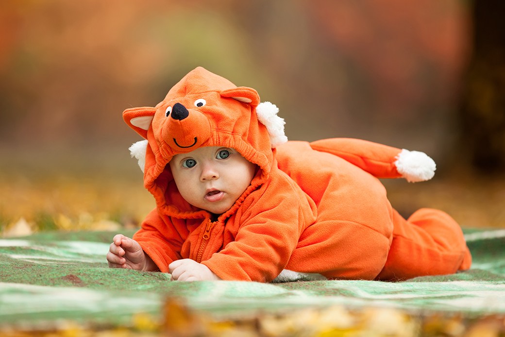 Baby in Onesie Halloween Costume