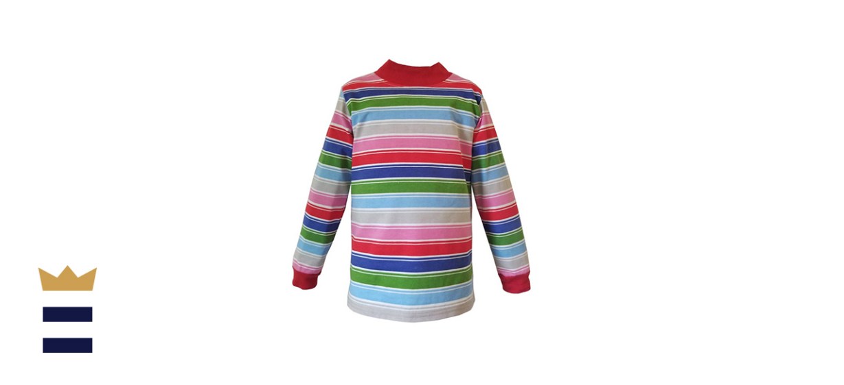 Bootsy Wootsy Infants/Toddlers/Kids Rainbow Striped Nice Guy Cosplay T-Shirt Costume