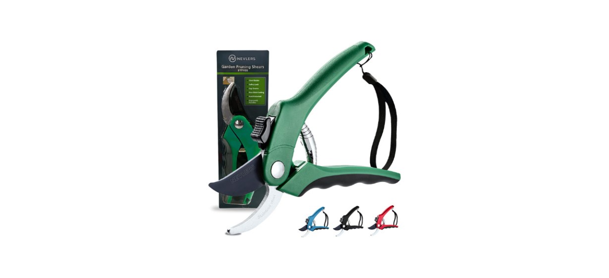 Mockins Professional Heavy Duty Garden BYPASS Pruning Shears