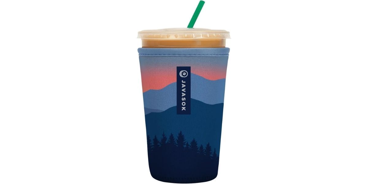 Sok It JavaSok Iced Coffee &amp; Cold Soda Insulated Neoprene Cup Sleeve