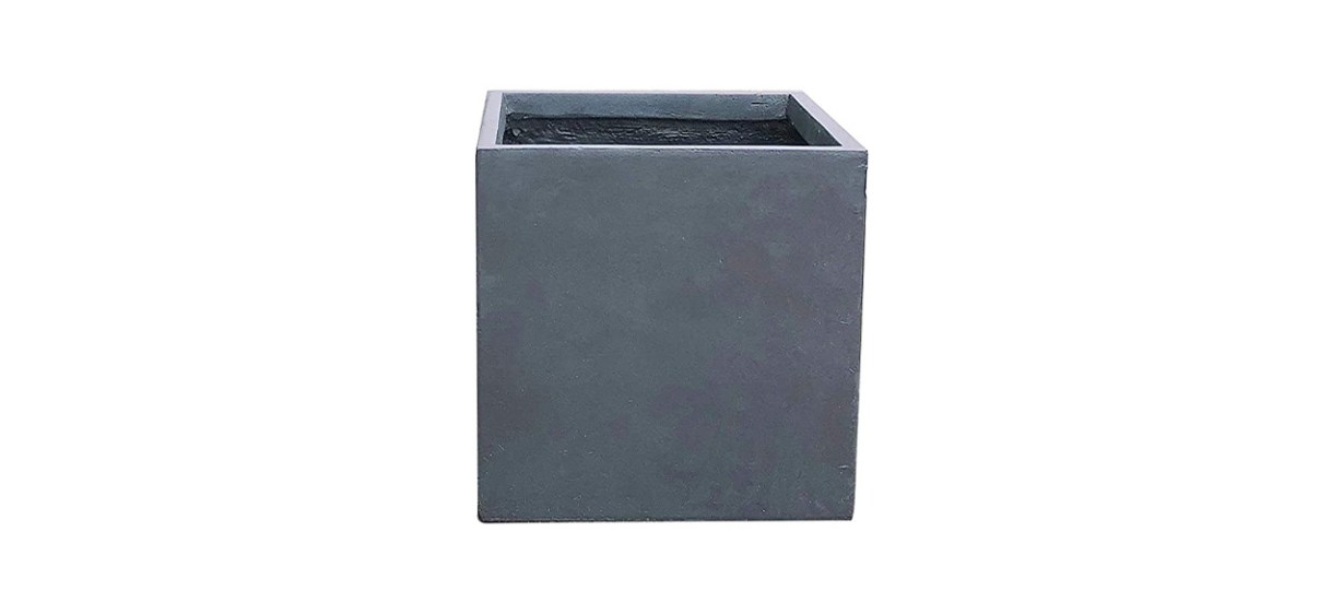 Kante Lightweight Concrete Modern Square Outdoor Planter