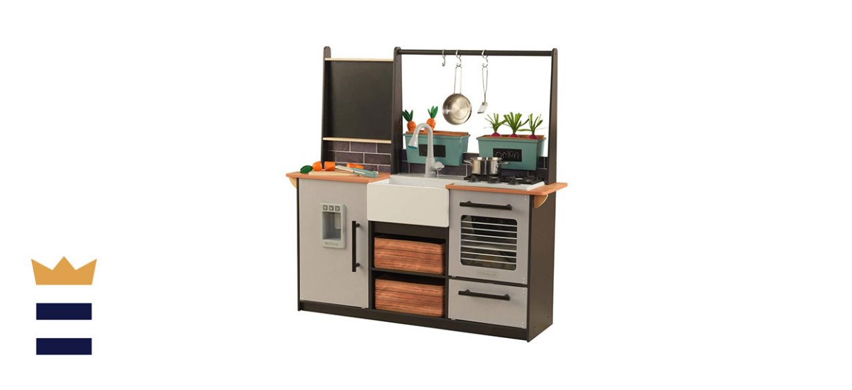 KidKraft Wooden Farm to Table Play Kitchen with EZ Kraft Assembly