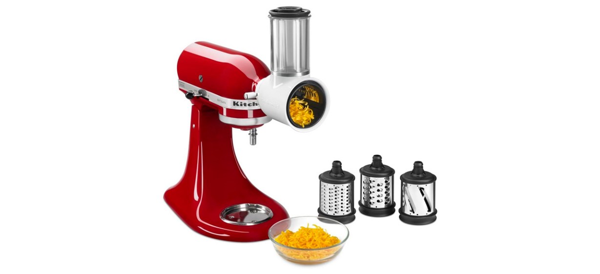 KitchenAid Stand Mixer Fresh Prep Slicer/Shredder with attachments for grating and slicing things