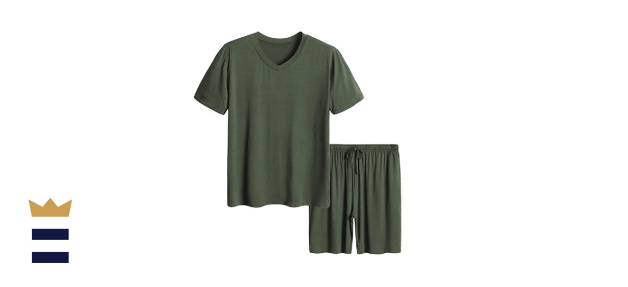 Latuza Men’s Short Sleeves and Shorts Pajama Set