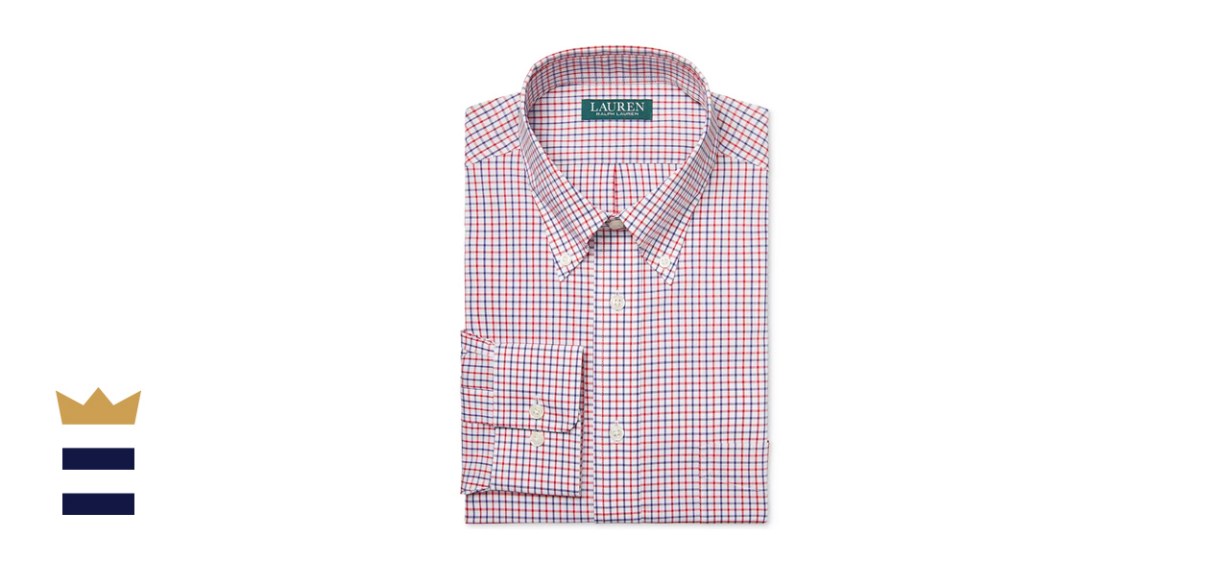 Lauren Ralph Lauren Men’s Wrinkle Free Stretch Dress Shirt