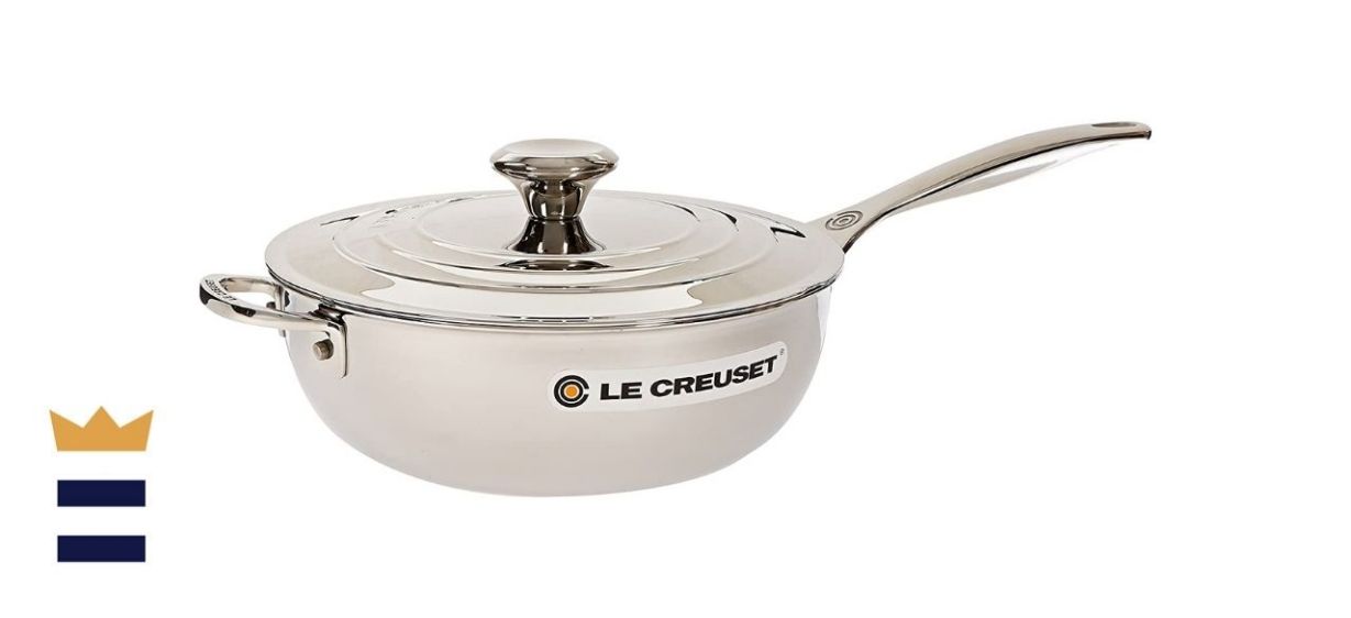 Le Creuset Tri-Ply Stainless Steel Saucier 