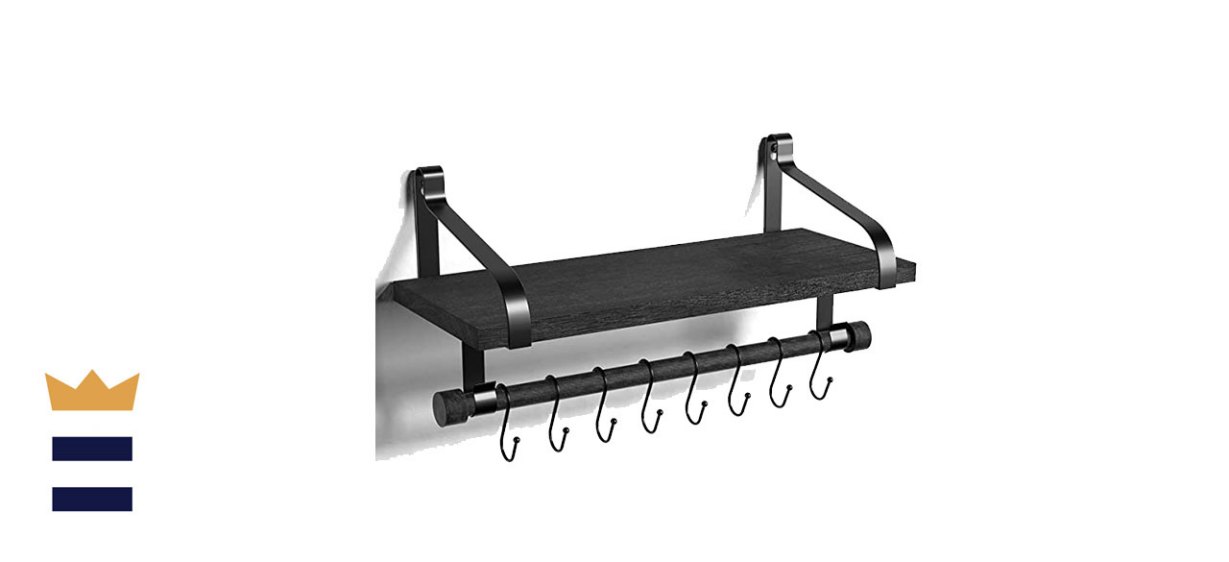 Love-KANKEI Floating Shelf Rustic Utensil Rack