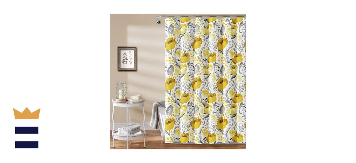 Lush Decor Poppy Garden Shower Curtain