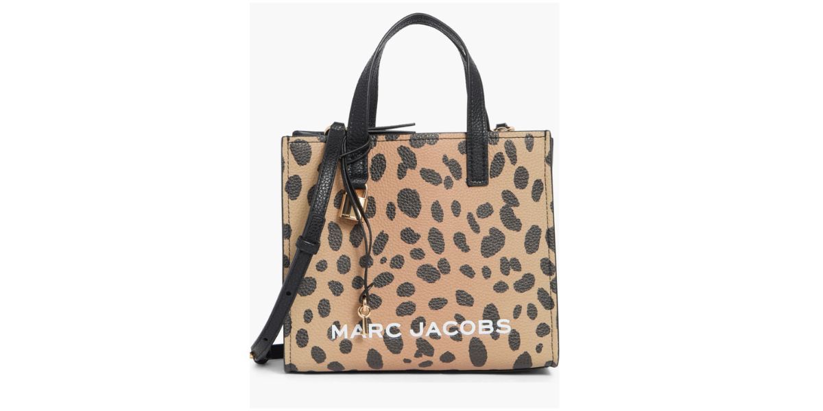 Marc Jacobs Cheetah Bold Mini Grind Tote Bag