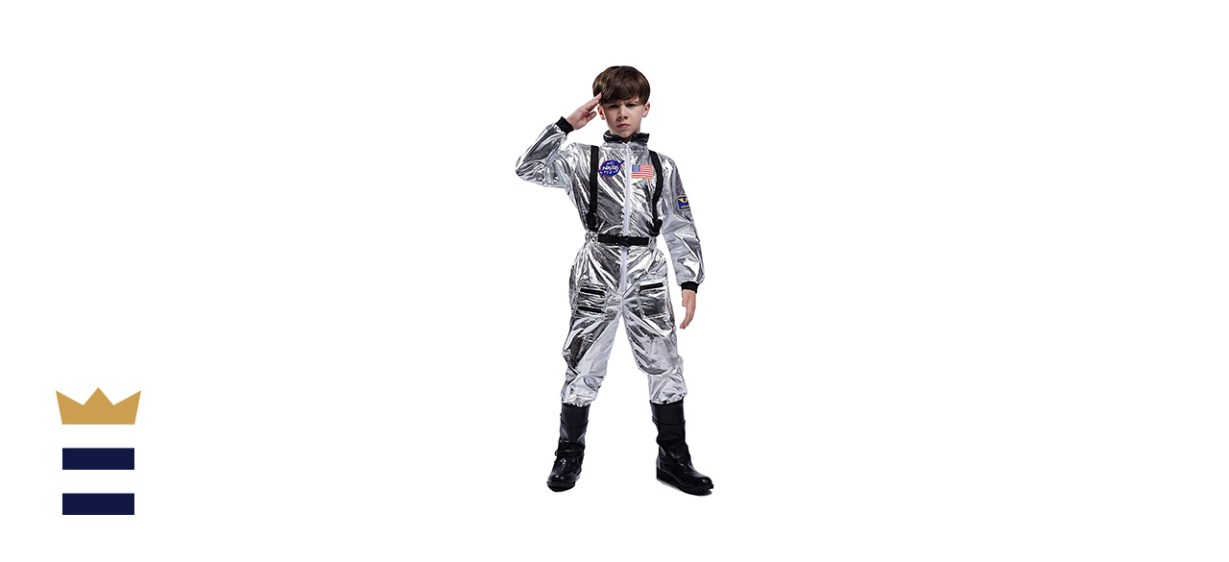 Maxim Party Supplies Kids Astronaut Space Suit Costume Cosplay Jumpsuit