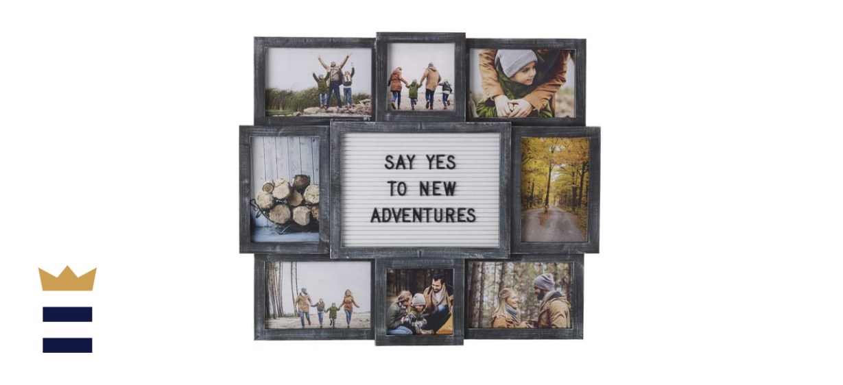 Melannco Letterboard Photo Frame Collage