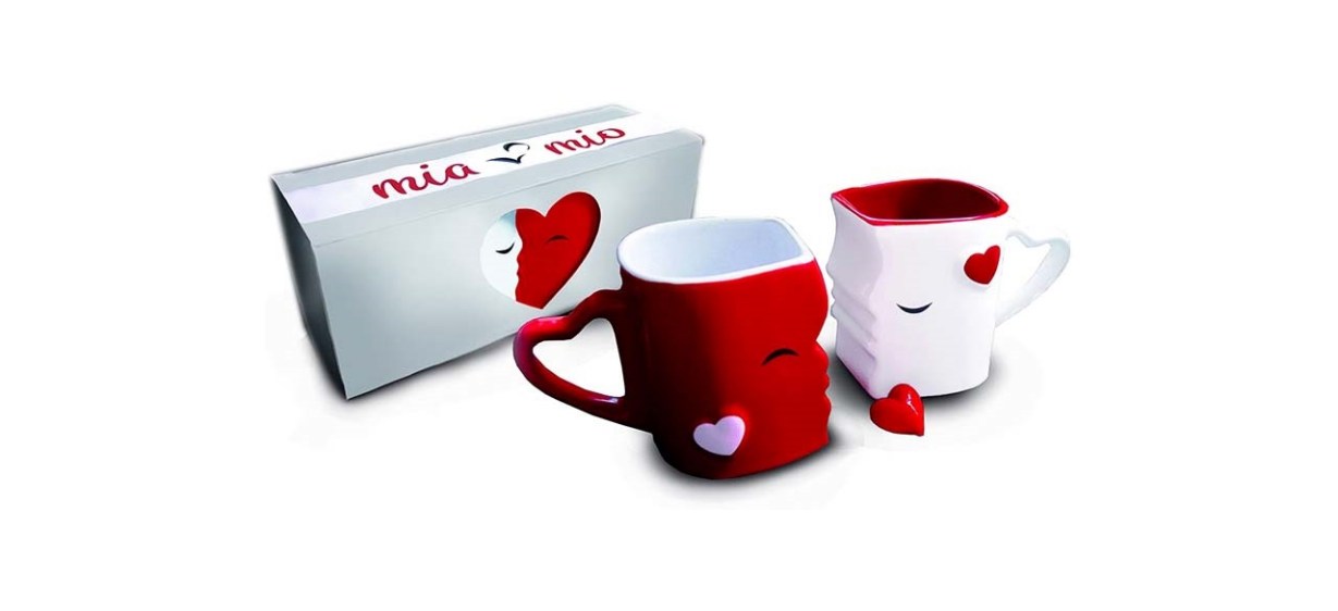 MIAMIO Kissing Coffee Mugs Set