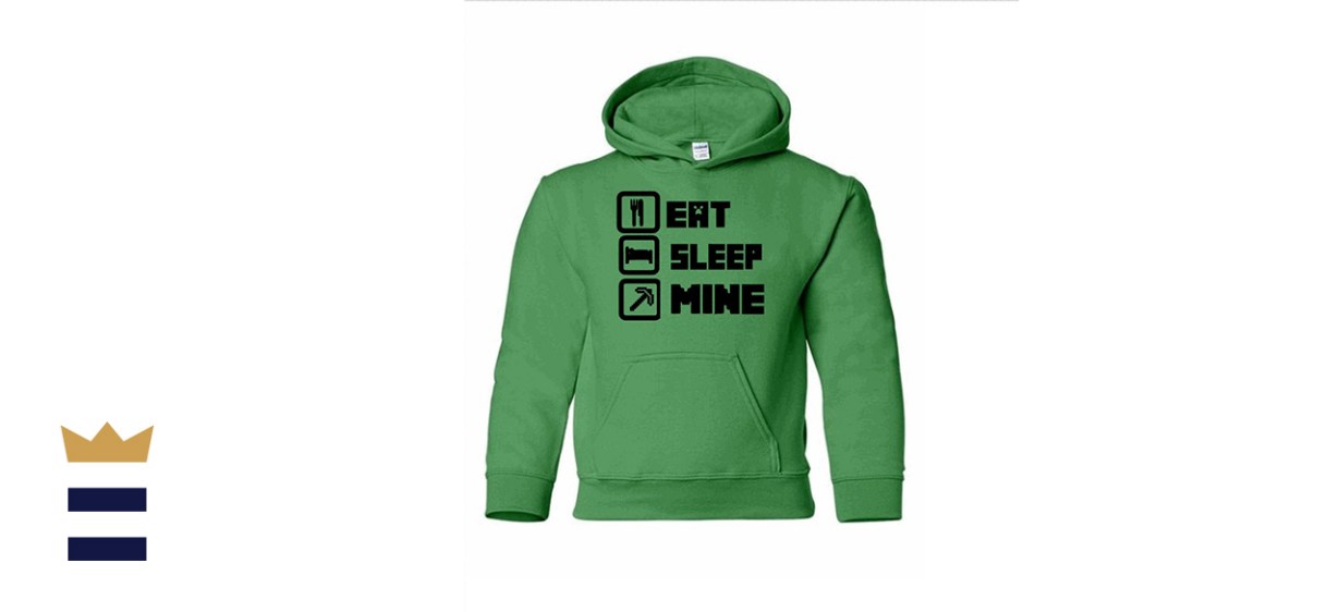 Minecraft Eat Sleep Mine Hoodie