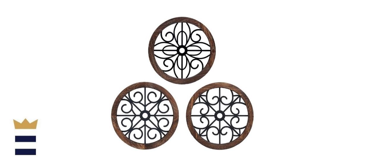 Mkono Rustic Geometric Wall Decor