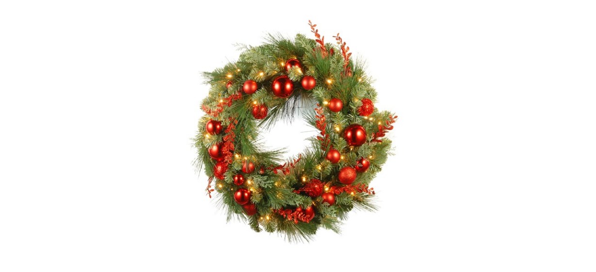 National Tree Company Lit Artificial Christmas Wreath