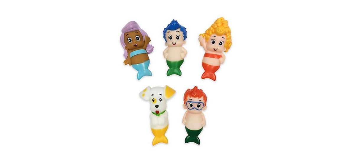 Ginsey Nickelodeon Bubble Guppies 5-Piece Bath Finger Puppet Set