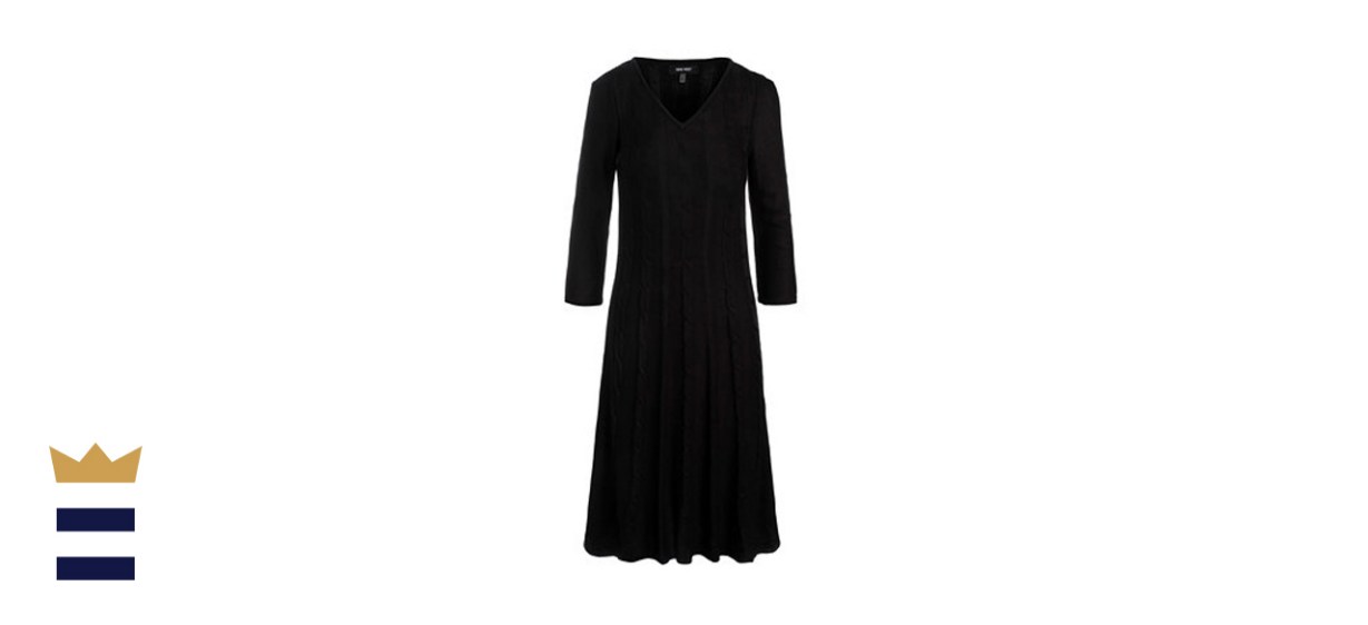 Nine West Cable-Knit Sweater Dress