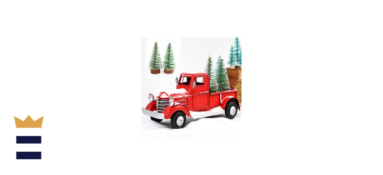 OurWarm Vintage Red Truck 
