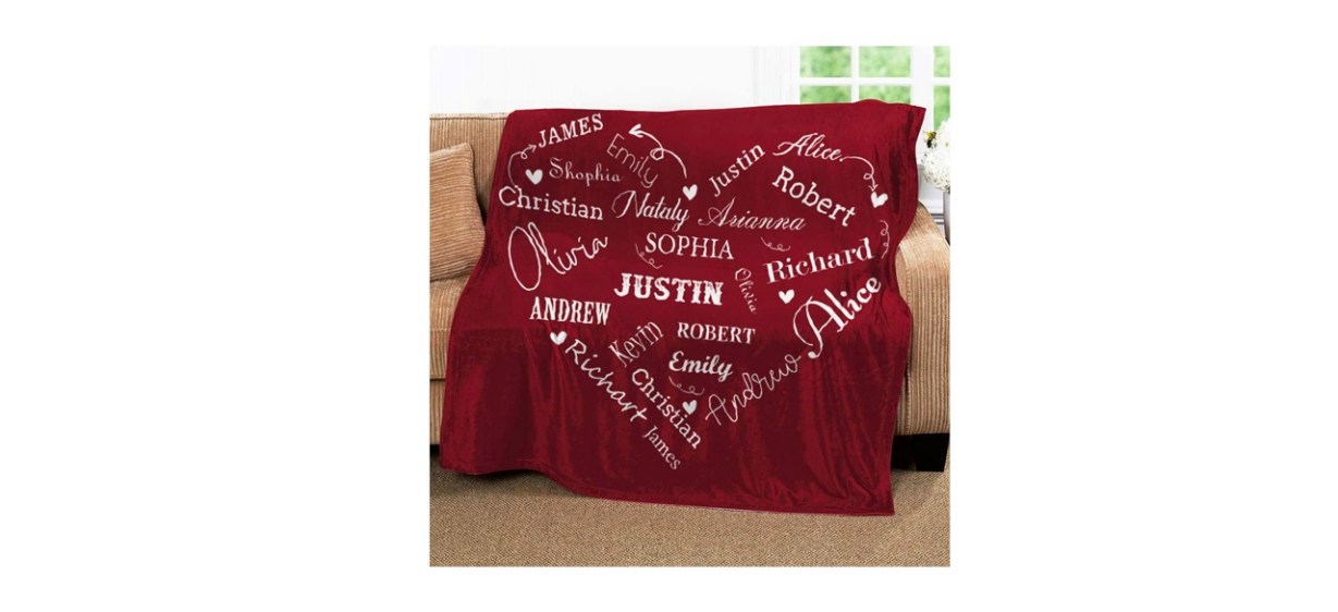 Personalized Name Blanket