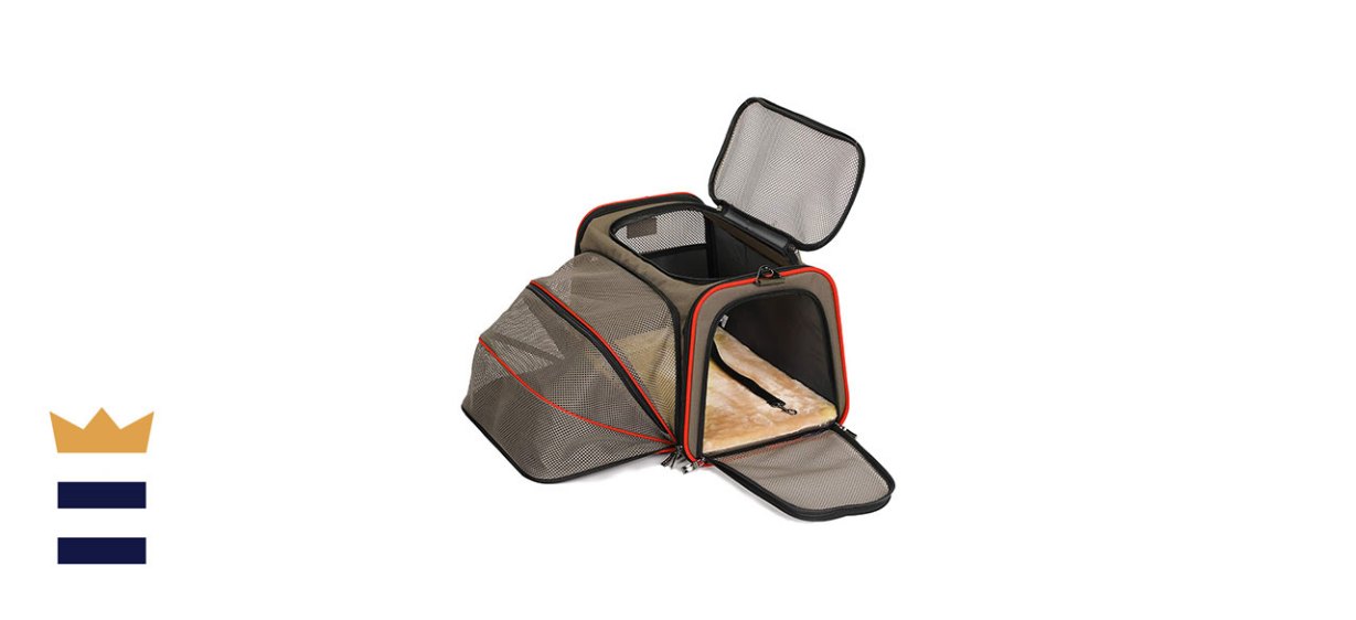 Petsfit Airline-Approved Soft-Sided Expandable Pet Carrier