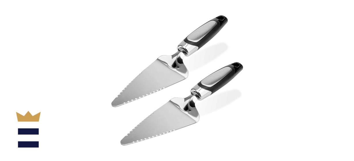 2PCS Flatware Pie Server Stainless Steel Cake Cutter, Pizza/Tart/Dessert Slicer