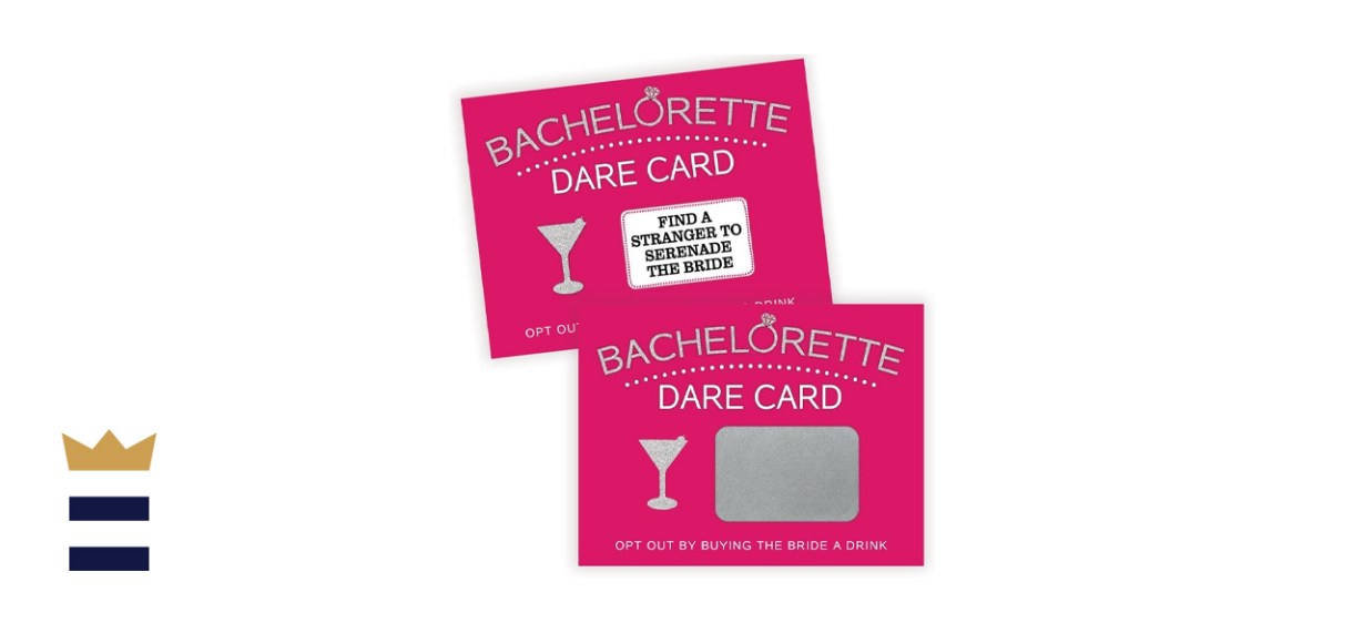 Printed Party Bachelorette Dare Card Party Game