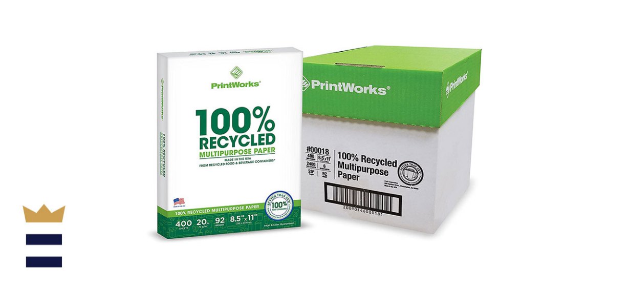 PrintWorks 100 Percent Recycled Multipurpose Paper 