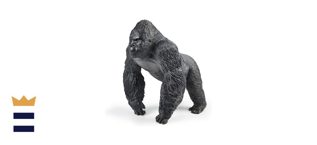 RECUR Large Hand Painted Toy Gorilla For Ages 3 and Up