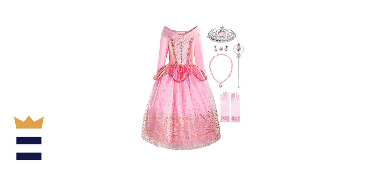 ReliBeauty Girls’ Princess Dress Up Costume
