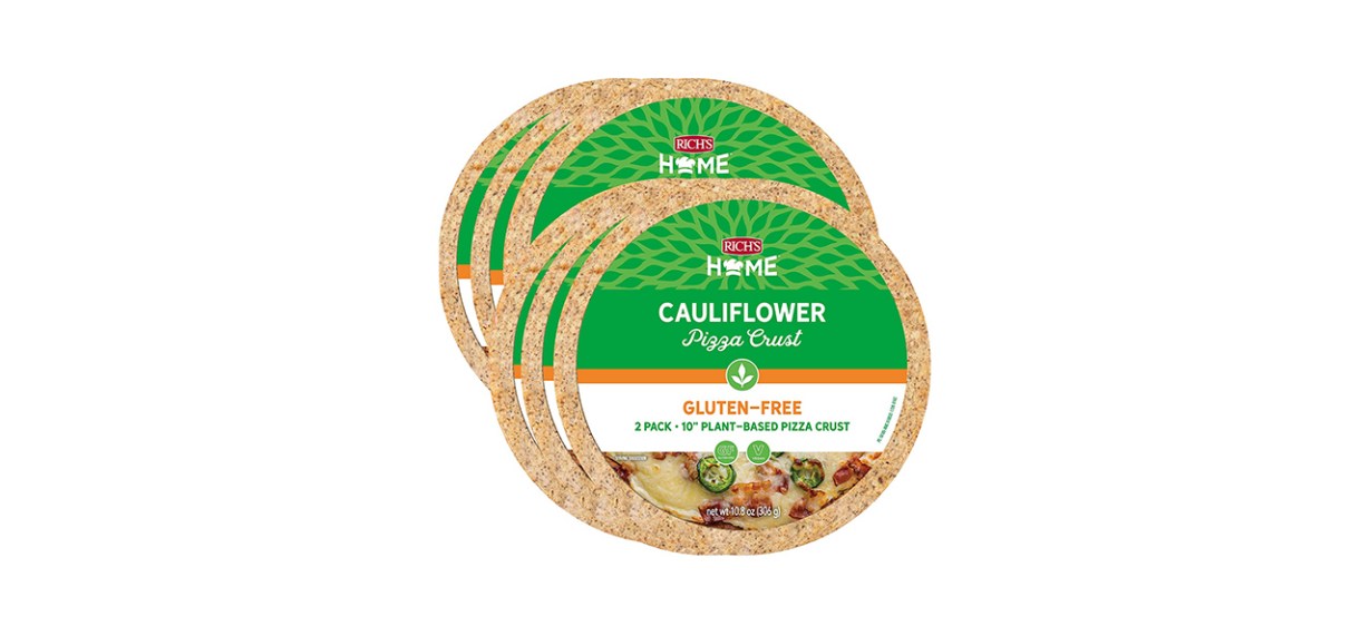 Richs Home Cauliflower Pizza Crusts, Pack of 6