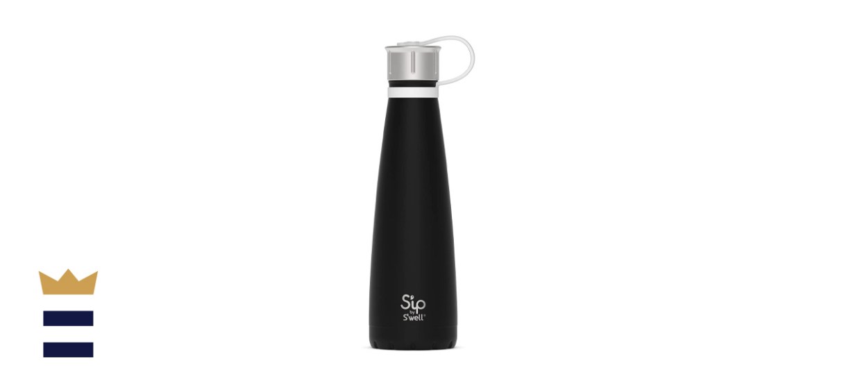 S'ip by S'well 15 Fluid Ounce Stainless Steel Water Bottle