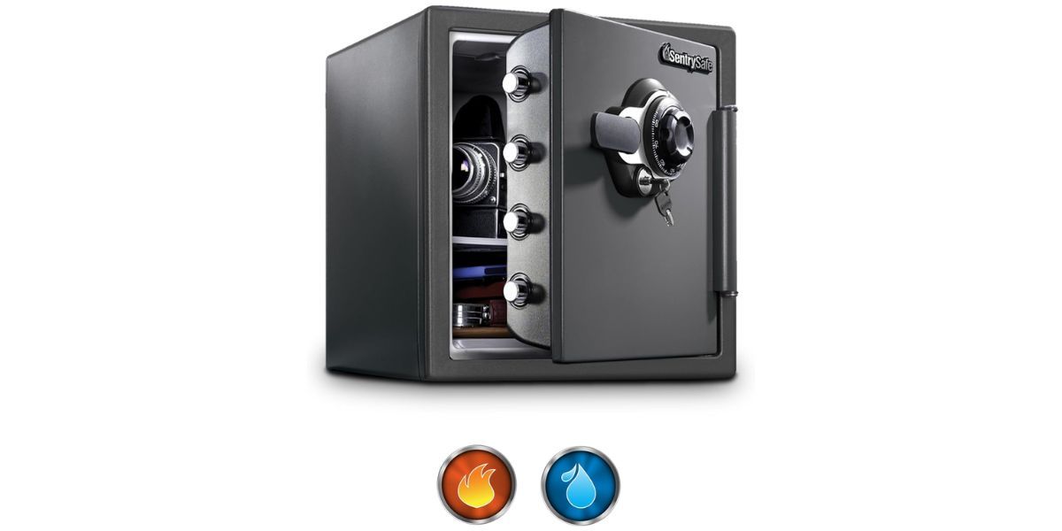 SentrySafe Medium Gray Fireproof Safe 