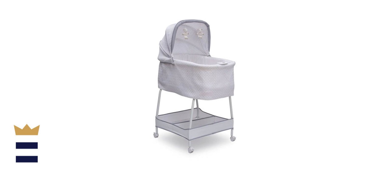 Delta Children Simmons Kids Auto-Glide Bedside Bassinet