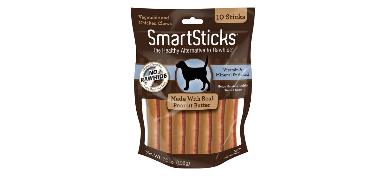 SmartBones SmartSticks Peanut Butter Dog Treats