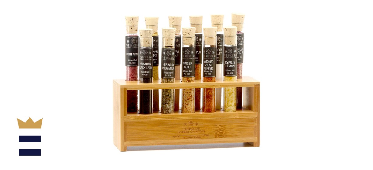 spices in test tubes
