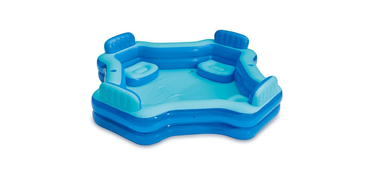 Summer Waves Outdoor Inflatable Deluxe Comfort Swimming Pool