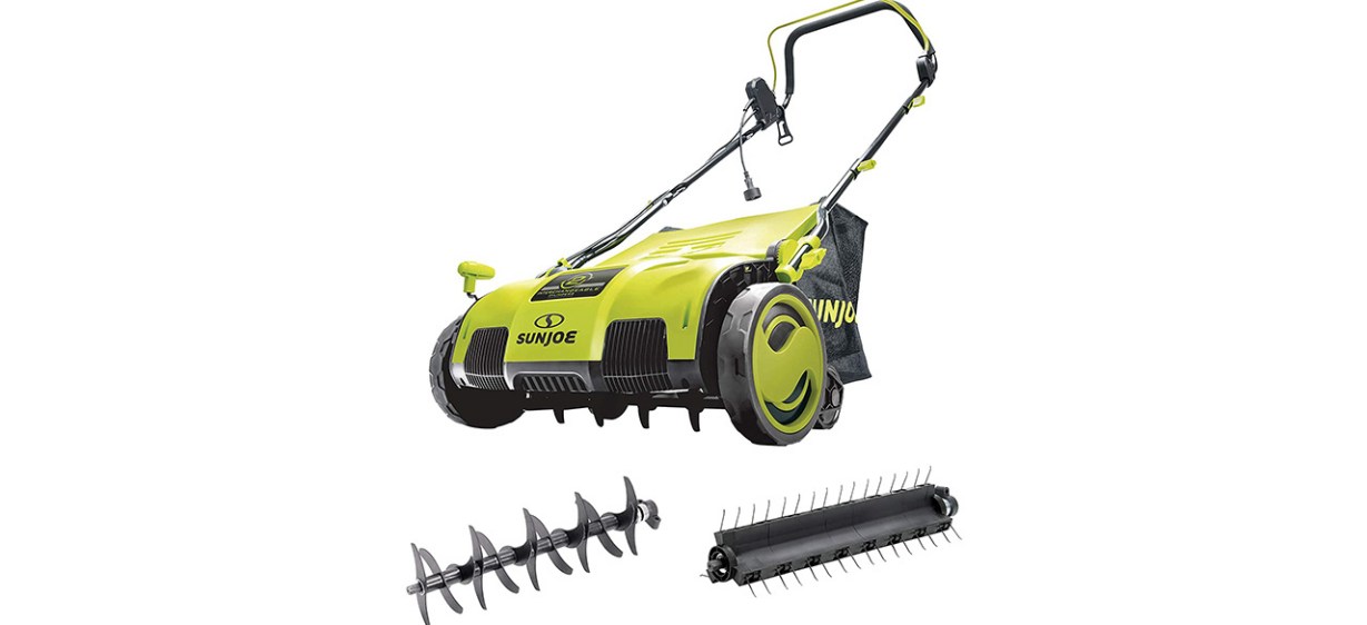 Sun Joe 24V-X2-DTS15 Scarifier and Dethatcher Kit