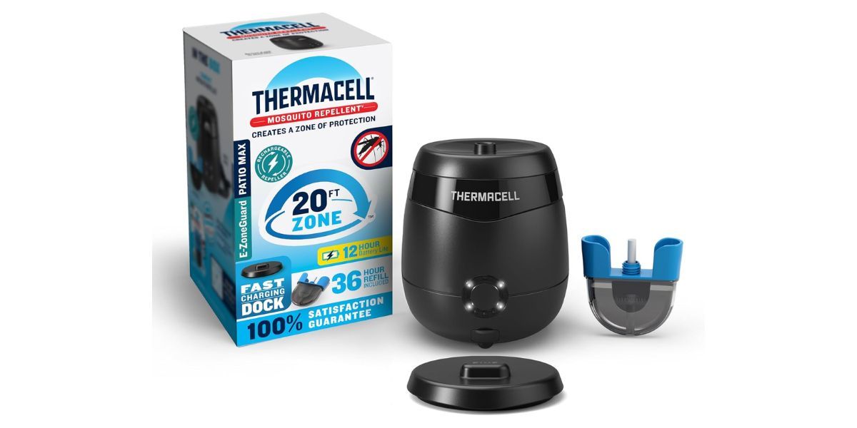 Thermacell E-ZoneGuard Patio Max Rechargeable Mosquito Repeller