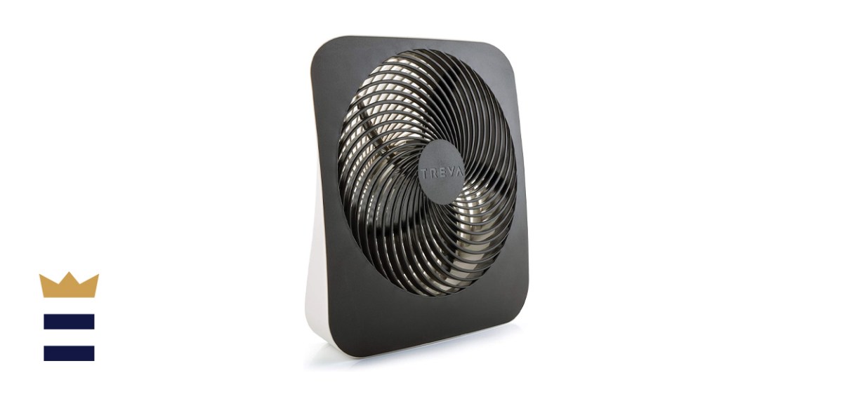 Treva 10-Inch Portable Desktop Air Circulation Battery Fan